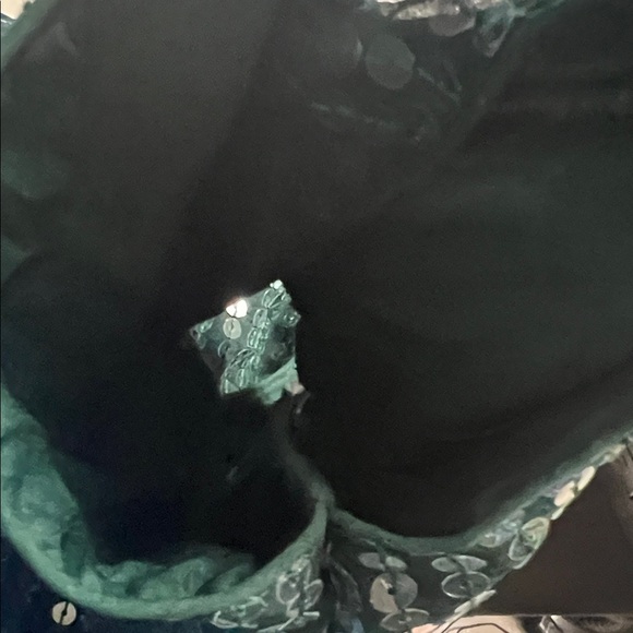 Dark Green Sequin Top - Picture 10 of 10